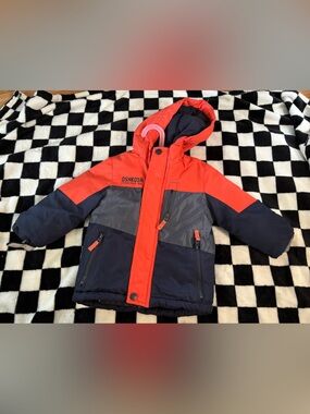 3T double lined Oshkosh orange jacket